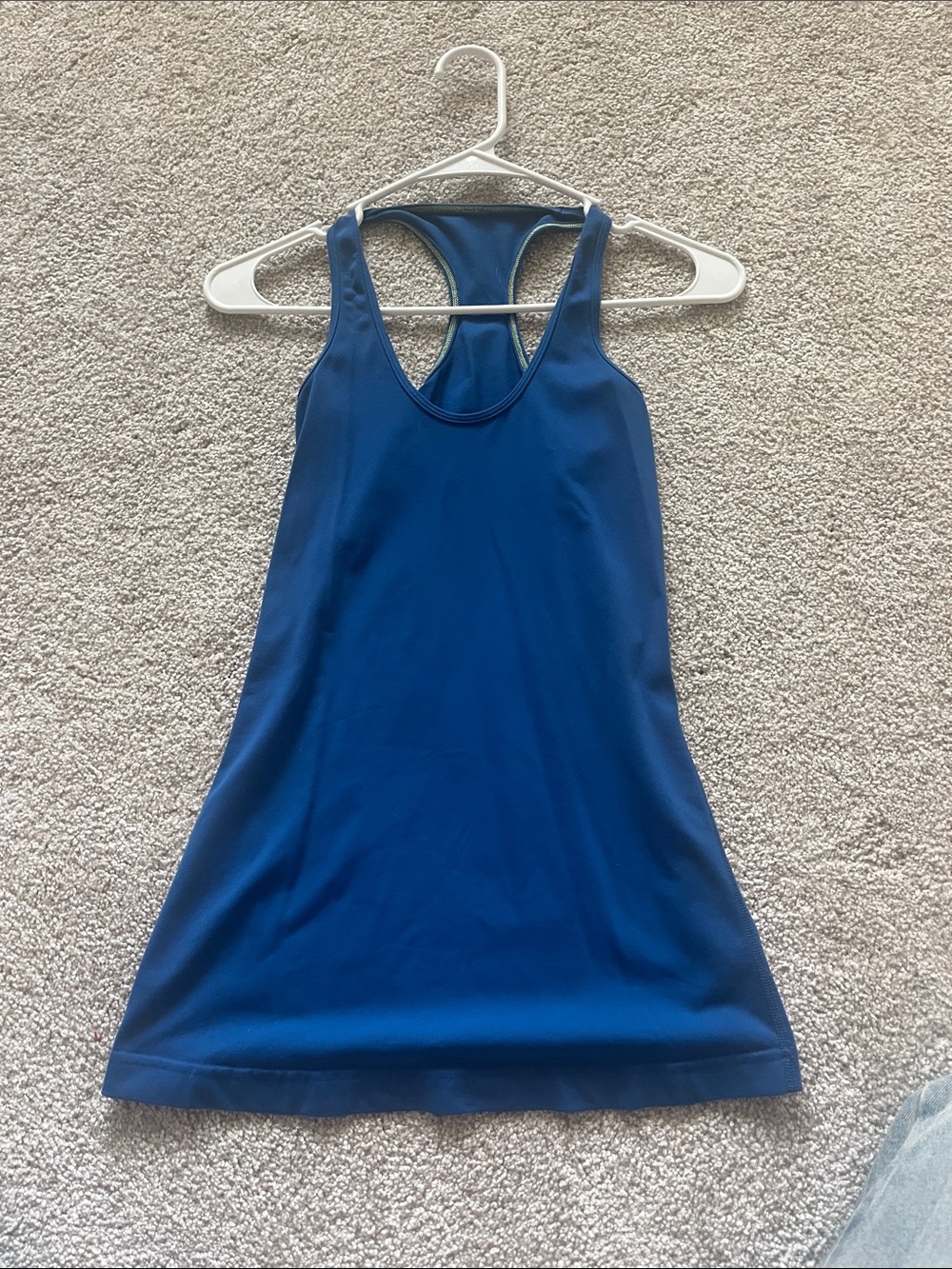 lululemon athletica Blue Racerback Tank